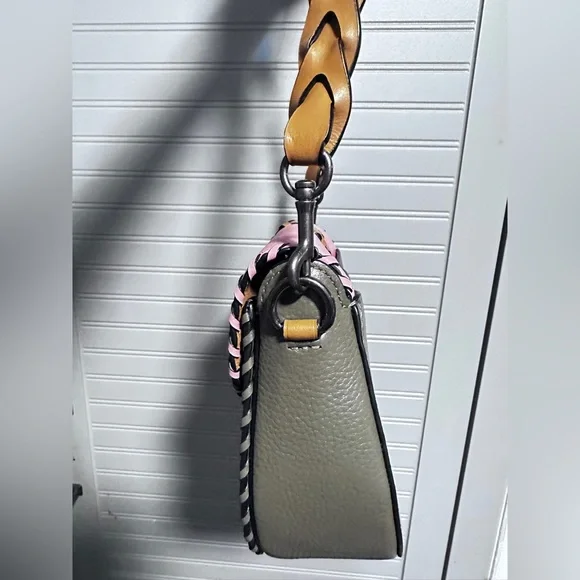 Coach Georgie Saddle Bag In Colorblock With Whipstitch NWOT MSRP: $398.00 - Picture 11 of 16